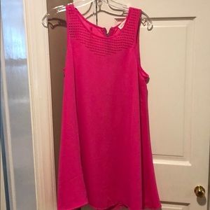 Hot pink summer dress